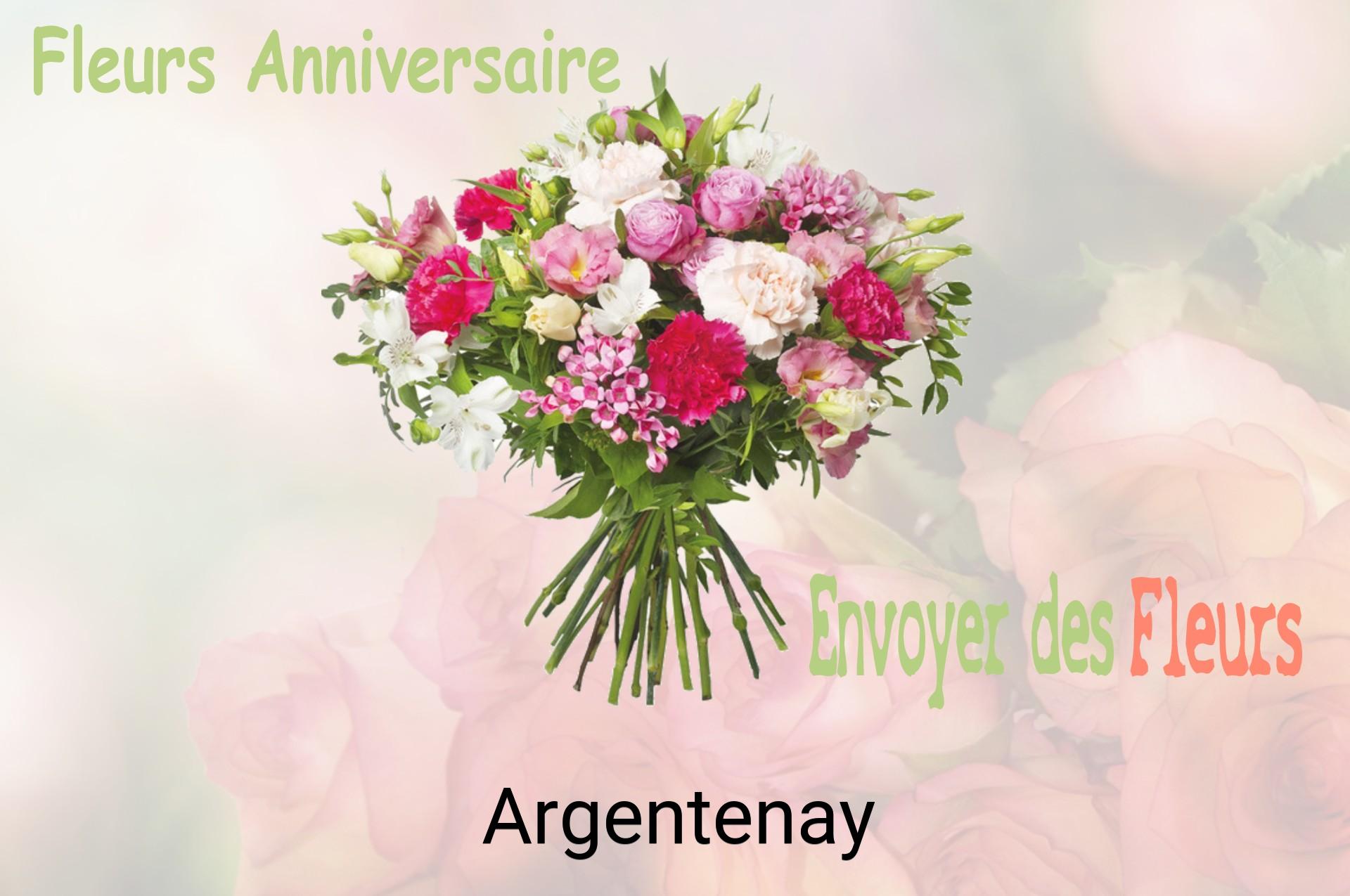 Bouquet de fleurs d’anniversaire livré à Argentenay